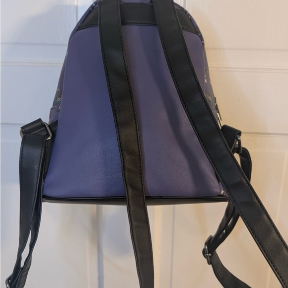 Loungefly Disney Tim Burtons Nightmare Before Christmas Purple Backpack EUC! - Picture 2 of 2